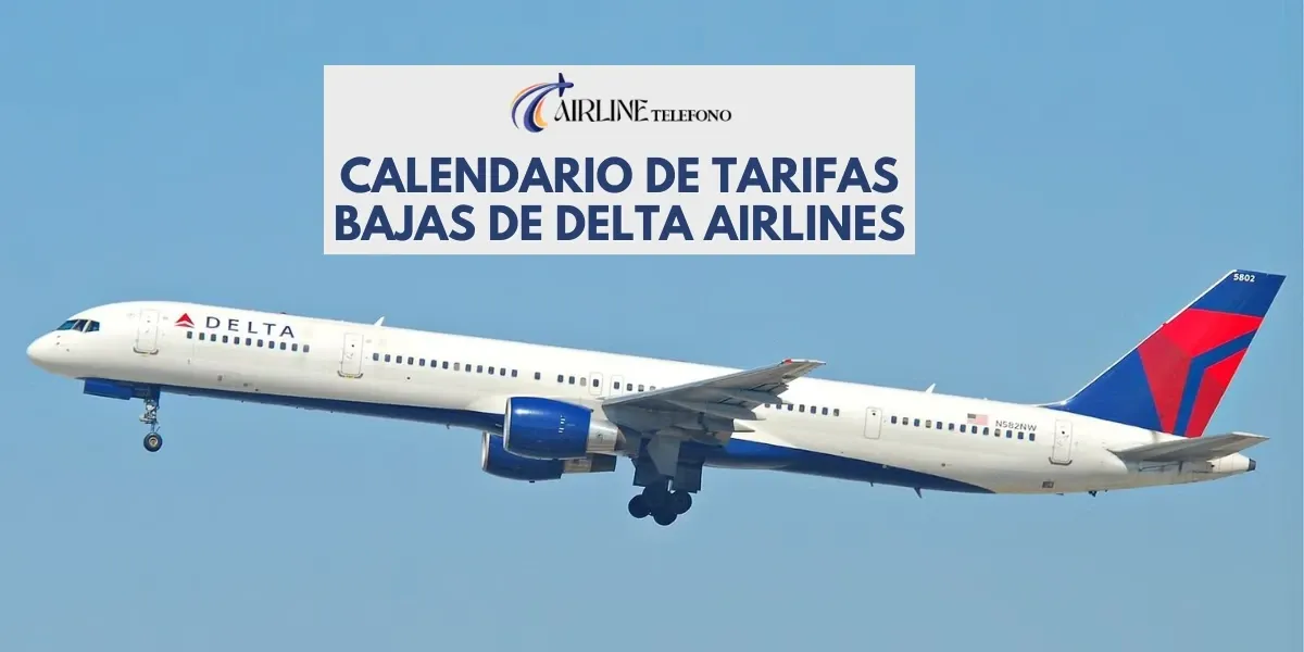 Calendario de tarifas bajas de Delta Airlines